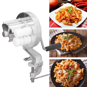 Máquina Manual para Hacer Pasta Italiana, de Aluminio, con Manivela Extraíble, Ahorra Esfuerzo, para Hacer Macarrones en Casa - Product Image 2