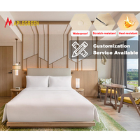 Ensemble de meubles de chambre d'hôtel 5 étoiles, solution FF&E moderne et luxueuse pour l'hôtellerie, fabricant sur mesure, design de luxe complet