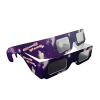 Approvisionnement d'usine Lunettes de diffraction Impression personnalisée Logo Papier Stratification Carton 3D Effet arc-en-ciel Promotion Lunettes de diffraction