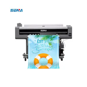 Mesin cetak UV 3D gulungan ke rol resolusi tinggi pencetak Format lebar mesin foto CMYKW Inkjet untuk rok kain tekstil