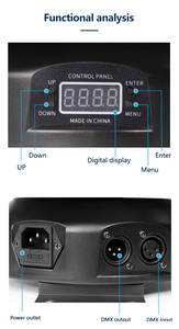 RGBW 6 bracci di testa mobile luce 150w DMX512 <span class=keywords><strong>Laser</strong></span> luce stroboscopica matrimonio Live <span class=keywords><strong>House</strong></span> KTV Bar luci del palco a LED - Product Image 2