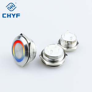 Siêu ngắn mạch DIY chuông cửa <span class=keywords><strong>LED</strong></span> đa-màu thiết lập lại chạy bộ chuyển đổi Mini momentary nút 12V/24V 12/16/19/22mm 5 - Product Image 6