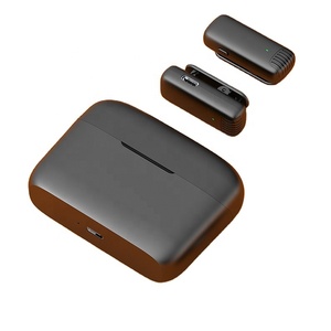 Noodata J13 Micrófono Lavalier inalámbrico Micrófono de solapa Micrófono con clip para Android IOS Live Stream Vlog con estuche de carga - Product Image 1