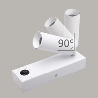 Lámpara de Pared Moderna Ajustable para Cabecera de Cama, Giratoria, de Aleación de Aluminio, Diseño Minimalista, Flexible, Plegable, para Lectura, 3W