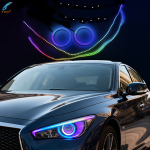 Kit de Luces LED SRGBA de 12V para Conducción Diurna, Controlado por Aplicación, Accesorios de Panal Personalizados para Q50 - Product Image 2
