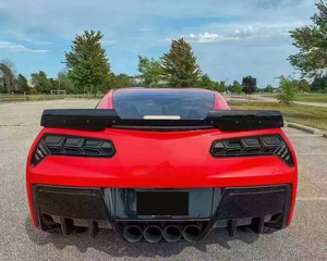 Diffuseur arrière en fibre de carbone brillante de qualité supérieure pour Chevrolet <span class=keywords><strong>Corvette</strong></span> C7 2014-2019, pièces de restylage extérieur - Product Image 5