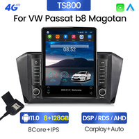 MEKEDE Android 11 8 + 128G autoradio pour VW Passat b8 Magotan 2015-2018 IPS + 2.5D + DSP GPS BT autoradio auto électronique
