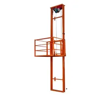 Plateforme élévatrice électrique hydraulique personnalisable pour marchandises, usage domestique, entrepôt, usine, type rail