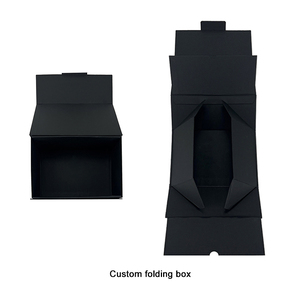 Lüks kağıt hediye kutusu ve saten ipli toz ambalaj poşetleri peruk kutusu ile özel logo, teşekkür kartı - Product Image 6