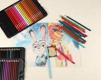 Crayons de couleur Secolorart assortis, 72 crayons de couleur à mine souple de qualité supérieure pour le dessin, l'esquisse, le ombrage et la coloration