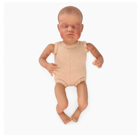 10 Zoll Mini Reborn Babypuppe, Lächelndes Gesicht Vinyl Kleine Säuglingspuppe, Realistisch Bemalter Kopf Simulations-Mini-Spielzeug für Kinder