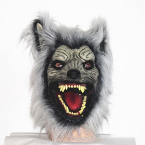 หน้ากากสัตว์ฮาโลวีนแบบสั่งทำ  หน้ากากแมว  หน้ากากยางสัตว์เหมือนจริงสำหรับผู้ใหญ่ - Product Image 4