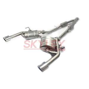 Dual Valvetronic выхлопная труба для Infiniti Q50 3.7l V6 2014 ~ up из нержавеющей стали Valvetronic <span class=keywords><strong>Catback</strong></span> выхлопная труба - Product Image 5