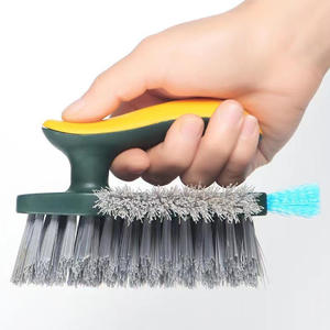 Brosse de nettoyage multifonctionnelle en plastique 2025 pour coins et fentes de salle de bain, brosse de nettoyage de toilettes - Product Image 2