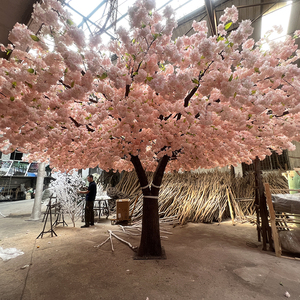 Nouveaux produits, grand arbre artificiel de 3 m de <span class=keywords><strong>hauteur</strong></span> et 5,5 m de largeur, <span class=keywords><strong>cerisier</strong></span> en fleurs, arbre à fleurs <span class=keywords><strong>japonais</strong></span> complet pour l'aménagement paysager décoratif - Product Image 4