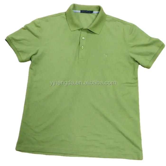 Camisetas de Polo de cuello redondo para hombre, ropa usada de verano, al por mayor
