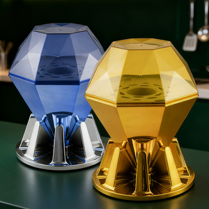 Nouvelle conception, ensemble de <span class=keywords><strong>couverts</strong></span> en acier inoxydable 24 pièces, boîte de rangement créative en forme d'œuf de diamant avec boîte cadeau - Product Image 4