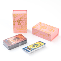 Jeu de cartes de tarot de haute qualité écologiques de la marque Shenzhou, modèle TC01, impression classique, dorure rose, cartes personnalisées au laser
