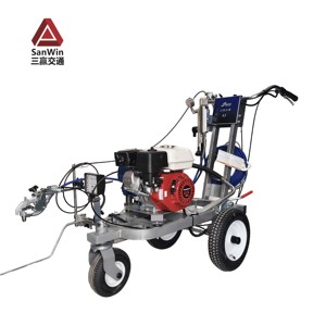 Máquina de Señalización Vial con Bomba de Pistón Mecánica SanWin, Pintura Fría sin Aire, 5.5HP, Garantía de 2 Años - Product Image 2