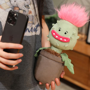 HECION Nuevo Juguete de Peluche de Planta Carnívora de Moda, Muñeco de Cactus en Maceta, Animal de Peluche para Decoración del Hogar, Adorno Divertido y Regalo - Product Image 3