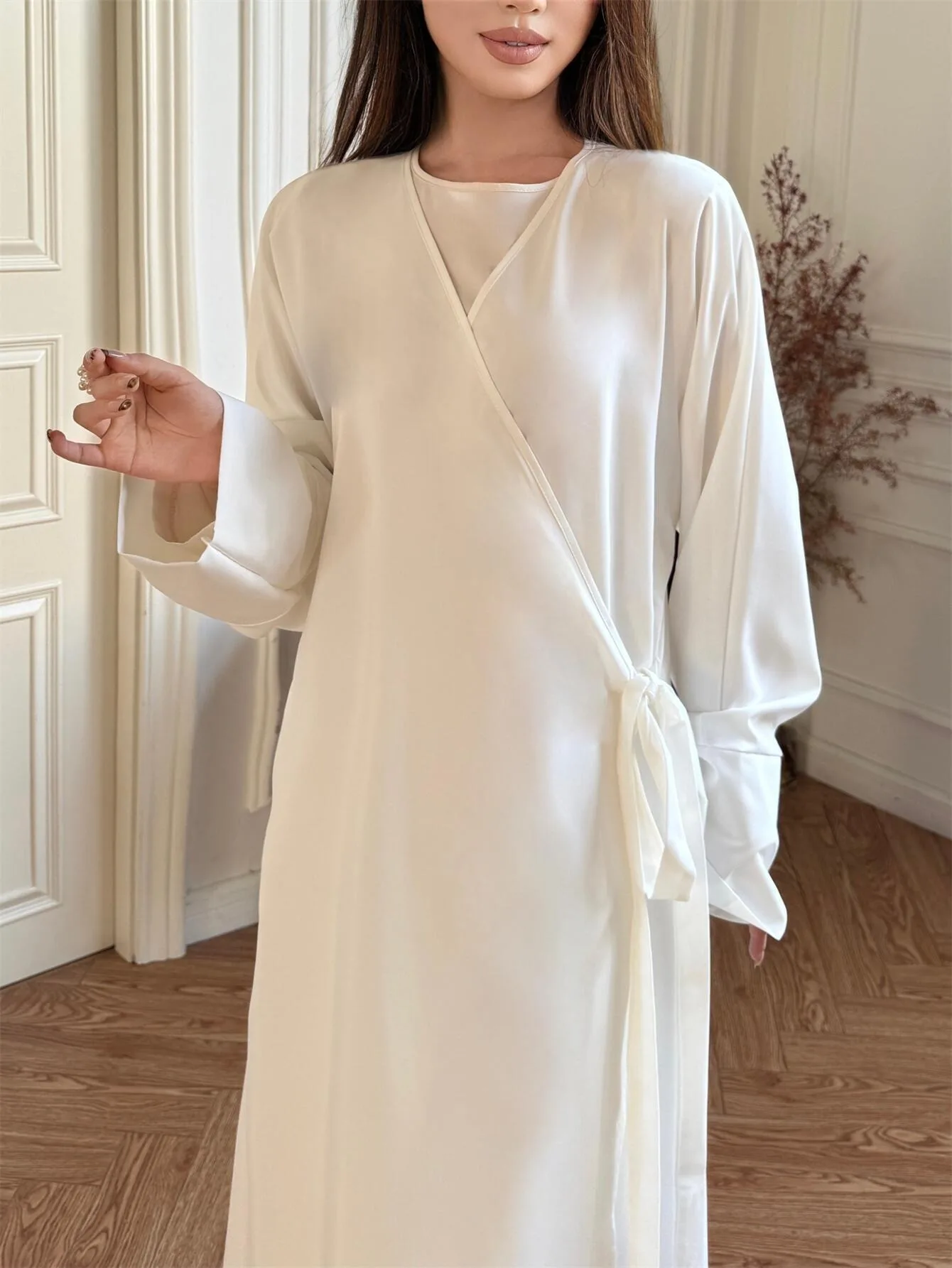 arabian casual dress Wraith of East Women's Muslim Maxi Dress Kaftan Abaya Islamic Arabian Clothing Lace Top Round Neck Party Gown Jilbab Robe (Pink, XL) at Amazon Women's Clothing store