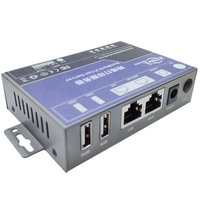 ZLWL PS2021 무선 프린트 서버, 사무실 및 가정용 프린터 공유용 USB 포트 2개 포함, HP용