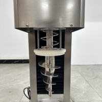 Nieuwe design swirl bevroren yoghurt fruit ijs roommixer machine industriële ijspoeder lintmixer machine te koop