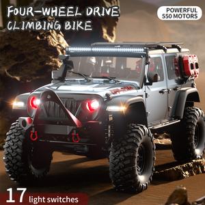 รถบังคับวิทยุแบบปีนป่ายบนหิน ขนาด 1/10 ขับเคลื่อน 4 ล้อ ใช้พลังงานไฟฟ้า พร้อมสาย USB รีโมทคอนโทรล ของเล่นโลหะ ชาร์จด้วย USB สำหรับเด็ก ผู้เชี่ยวชาญ รถออฟโรด ปีนป่าย 2.4GHz - Product Image 4