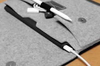 Housse pour ordinateur portable en feutre de qualité supérieure avec logo personnalisé, ultra-fine, étui professionnel, sac de protection pour tablette, facile à transporter, compatible avec différentes tailles