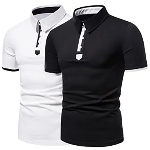 Men's Short Sleeve Quick Dry Polo Shirt Male Summer Tee Shirts Men Clothes Tactical Plain Turn-down Polo Shirts