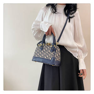 Sac à main et bandoulière rétro en cuir PU imprimé contrastant pour femme – Nouvelle collection polyvalente et tendance pour soirées, style féminin - Product Image 4