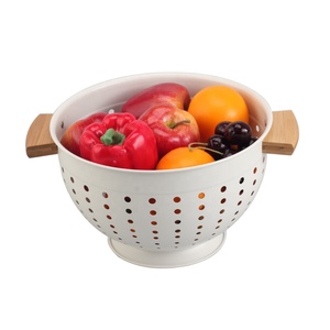 Wide Rim Base Holds the Colander Above the Floor of the Sink and Provides Stability Colander - Product Image 1