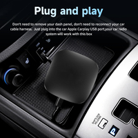 Boîtier vidéo pour voiture Youtube Netflix Smart Tv Wifi Bt Android Media System Wireless Carplay Android Auto Magic Box
