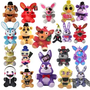 18cm New Five Nights FNAF Nightmare Freddy Bear Foxy Springtrap Bonnie Plush Toys at Freddy's Toy Soft Stuffed Animal Dolls