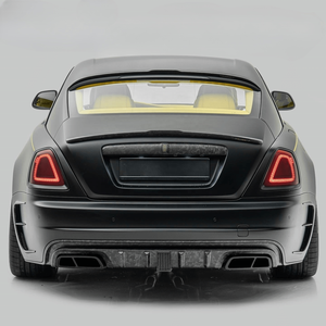 Kit de carrosserie complet MSY en Fiber de carbone sec forgé pour Rolls Royce Wraith mise à niveau vers Mansery Style capot pare-chocs garde-boue jupe latérale becquet - Product Image 3
