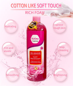 Prodotti cosmetici di bellezza rosa collagene esfoliante sbiancamento con profumo di lunga durata bagnoschiuma idratante Gel doccia - Product Image 2