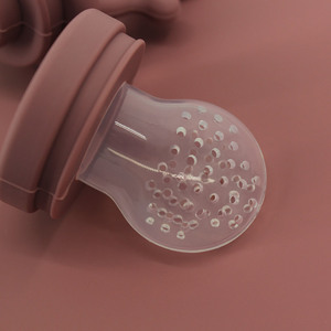 Offres Spéciales vente en gros nouveau design sans BPA en Silicone pour bébé mangeoire aliments frais sucette avec dessin animé bébé fruits <span class=keywords><strong>grignoteuse</strong></span> tétine - Product Image 4