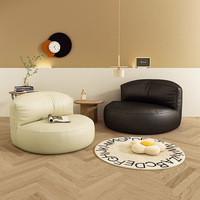 Canapé pouf moderne - Fauteuil inclinable compact pour balcon, idéal pour appartements et petites maisons - Fauteuil relaxant une place en mousse EPS