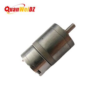 Motor de CC en miniatura QuanWeiDZ 25GM300 de 32 mm con imán permanente y engranajes para cerradura de puerta de coche, dron, cafetera - Product Image 1