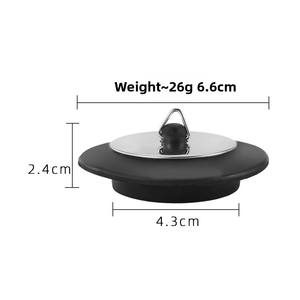 Résistant à la corrosion Non-déformation en <span class=keywords><strong>caoutchouc</strong></span> baignoire <span class=keywords><strong>piscine</strong></span> <span class=keywords><strong>bouchon</strong></span> salle de bain déodorant scellé sol vidange égout évier <span class=keywords><strong>bouchon</strong></span> chaîne - Product Image 6
