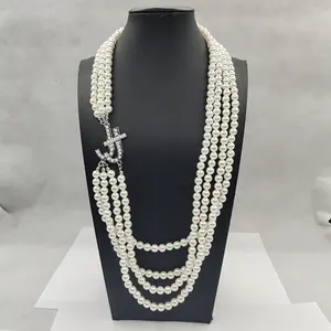 Pretty Daughter hermandad <span class=keywords><strong>de</strong></span> mujeres Jack y Jill <span class=keywords><strong>de</strong></span> collar <span class=keywords><strong>de</strong></span> perlas joyería - Product Image 1