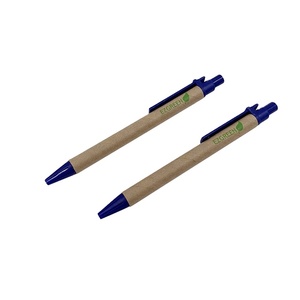 Bolígrafo Ecológico de Papel Kraft Reciclado con Impresión de Logotipo Personalizado - Product Image 4