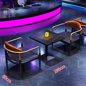 Canapé de salon en cuir de luxe confortable et é<span class=keywords><strong>l</strong></span>égant Suessen 2024 pour salle de karaoké, salle VIP de boîte de nuit, mobilier de bar - Product Image 4