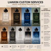 Flacon de parfum de luxe vide en verre de 50 ml, flacon de cologne carré brun ambre de luxe avec bouchon personnalisé et emballage cadeau