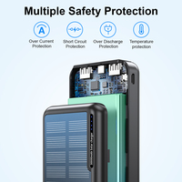 Nouveaux Produits Technologiques 2026 – Chargeur de Téléphone Portable d'Extérieur avec Logo OEM, Batterie Externe Solaire Portable Grande Capacité 30000mAh