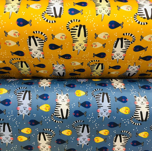 Vải Hoạt Hình 100% Cotton Thiết Kế Bắc Âu Hiện Đại Vải In Hình Động Vật - Product Image 4