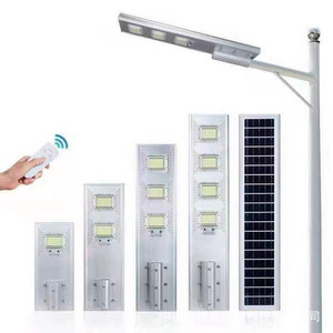 Farola Solar LED Integrada con Carcasa de Aluminio, Sensor de Movimiento y Control de Luz, Lámpara de Jardín Exterior Impermeable - Product Image 1