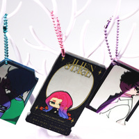 Porte-clés miroir de haute qualité Logo personnalisé Porte-clés miroir double face Personnage de dessin animé 3D Porte-clés Charmes Cadeaux promotionnels