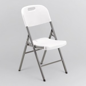 Sedie da giardino pieghevoli in resina bianca di alta qualità moderne mobili da <span class=keywords><strong>esterno</strong></span> portatili per eventi e parchi - Product Image 1