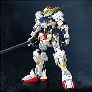 Jiestar-Jeu de blocs de construction pour enfants, 952 pièces 2 1 Mecha avion déformé Genshon Robot <span class=keywords><strong>Barbatos</strong></span> modèle robotique - Product Image 6